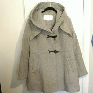 Jessica Simpson XL pea coat grey knit